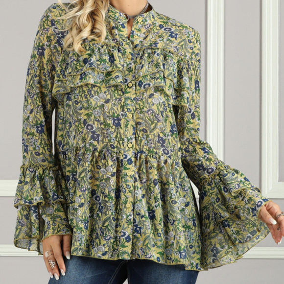 Suzanne Betro Tops - Suzanne Betro Button Up Tunic
